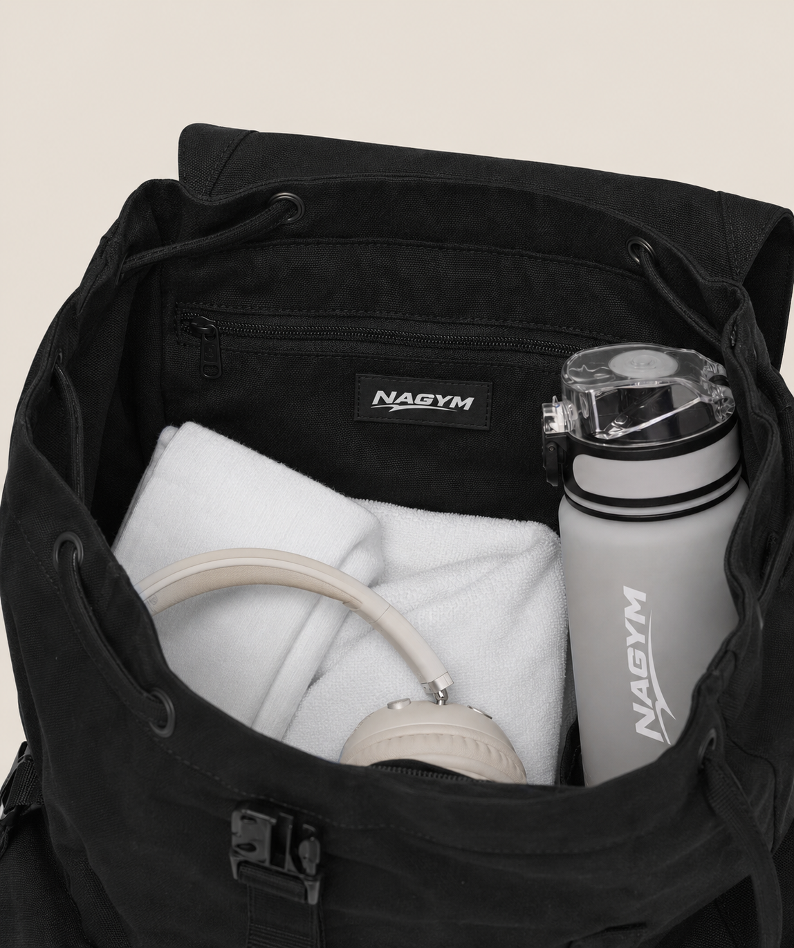 NAGYM Backpack, interior view